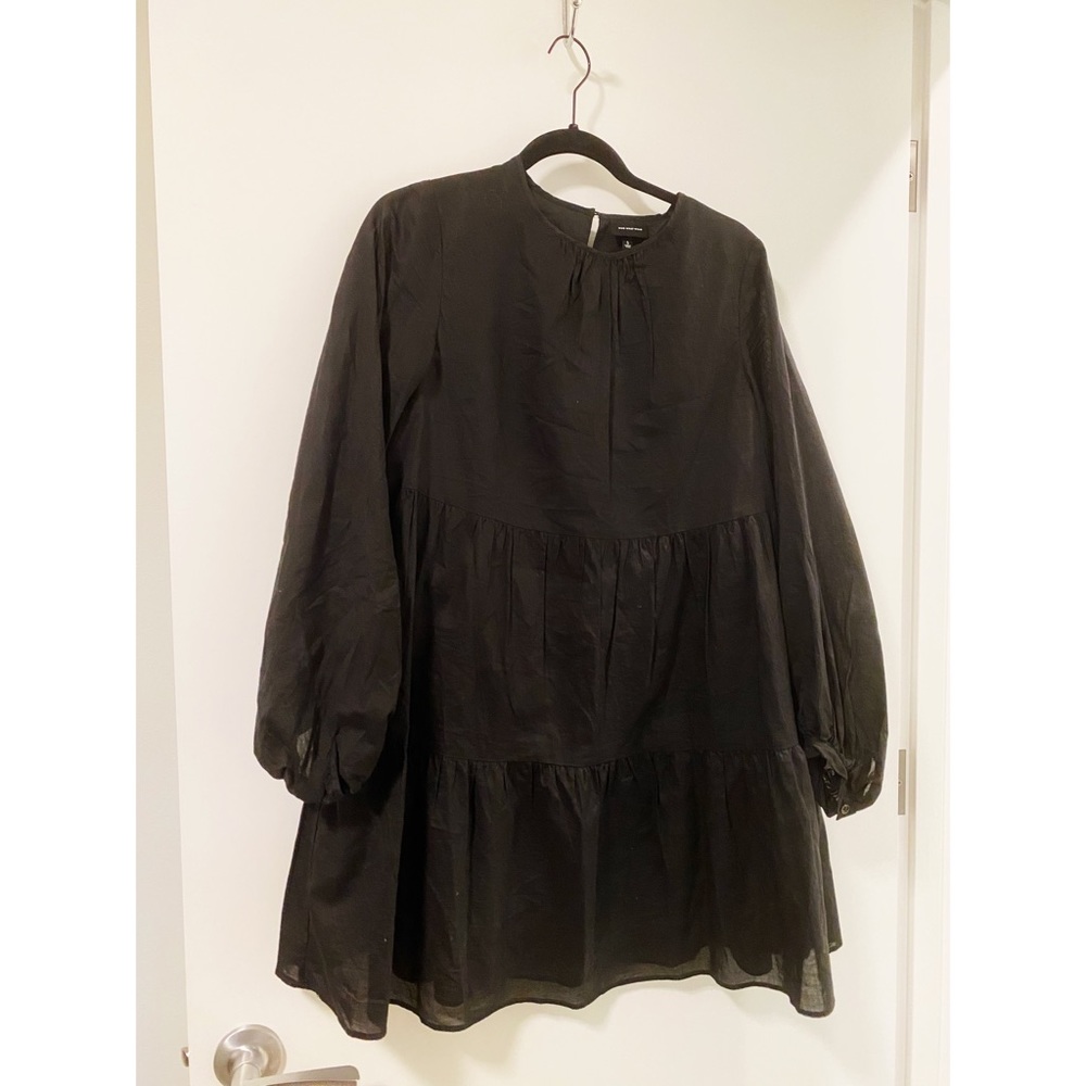 Long sleeve mini dress